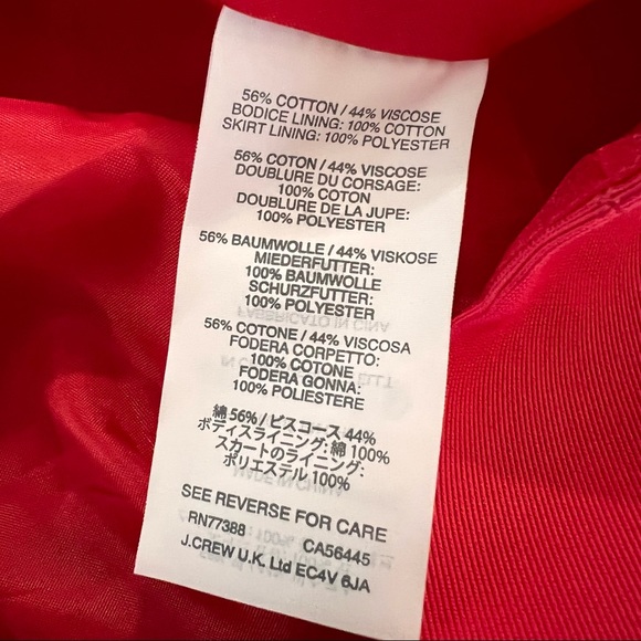 J. Crew - Coral Sweetheart Cocktail Dress - Picture 7 of 11